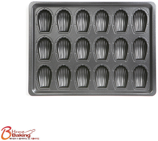 이홈베이킹 스메그 지에라오븐전용마들렌틀18구, 1개