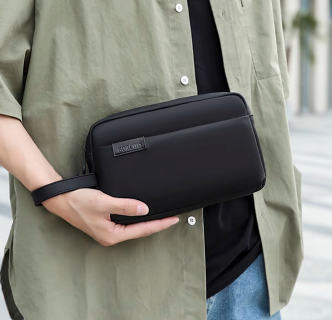 Belseva 남성 파우치 지갑 클러치백