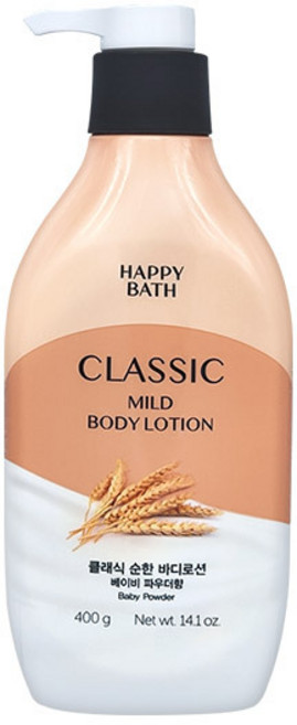 해피바스 클래식 순한 바디로션 400g, 1개