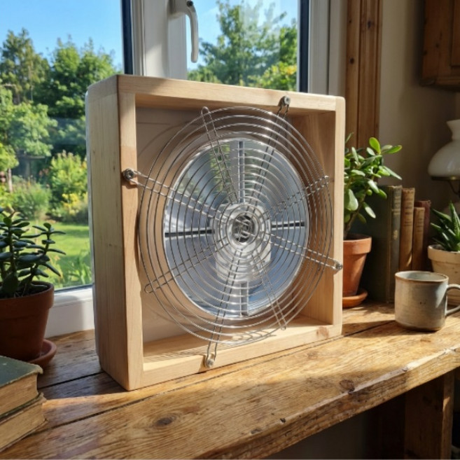 [토마고] 창문형환풍기 이동식 창틀 원목 캠핑용 초절전 저소음 창틀형 무타공 화장실 습기 주방 욕실 결로예방 연기 냄새 배출 환풍기, 고객직접설치, 이동식 대형