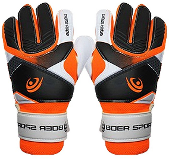 충격흡수와 미끄럼방지 풋살 축구 골키퍼 장갑 양쪽착용 고급형, 오렌지