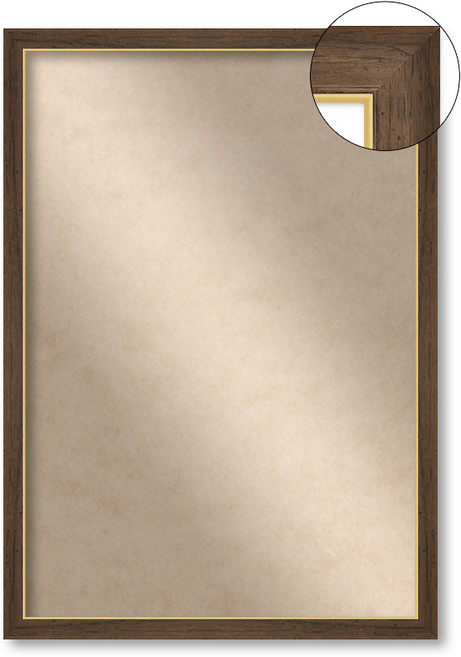 누니 500피스 직소 퍼즐 액자 38x52 cm 슬림 샤프리스 엣지, 월넛, 1개