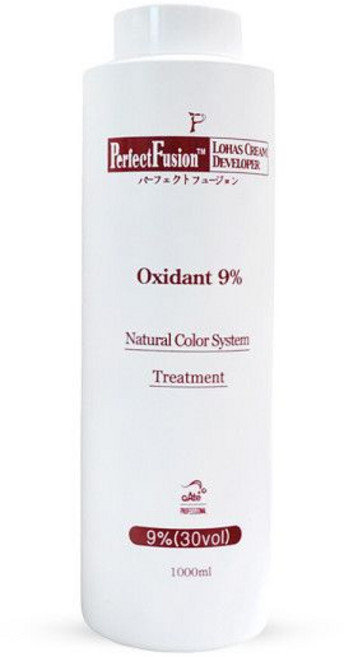 본 퍼펙트퓨전 로하스 컬러 크림 산화제 9% 1000ml, 1