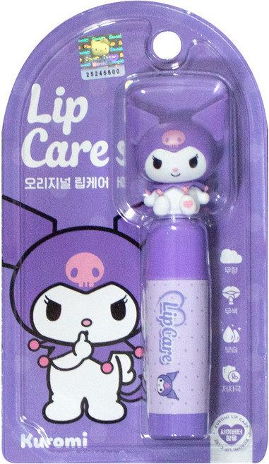 산리오 쿠로미 오리지널 립케어 4.5g 무향 무색, 1개