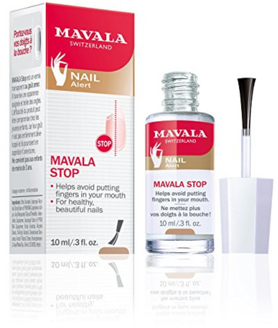 Mavala Stop Deterrent 매니큐어 트리트먼트 | 손가락을 입에 넣지 않도록 도와주는 네일 케어 | 3세 이상 | 0.3 플로리다 오즈, 1개, 10ml