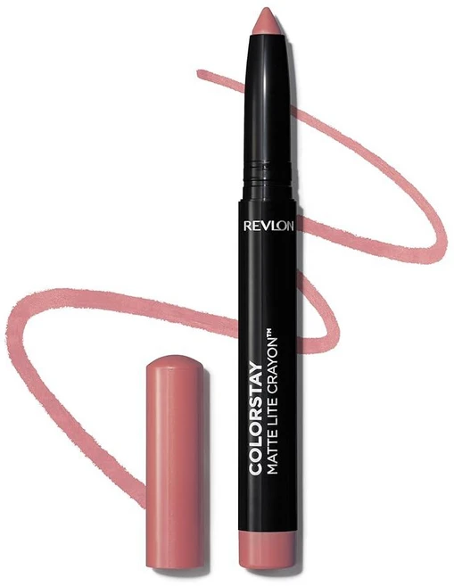 REVLON ColorStay 매트 라이트 크레용 립스틱 내장 샤프너 포함 얼룩 방지 방수 건조 방지 립컬러 001 트레드 라이트라이트 1.4g(0.05온스), 004 Take Flight, 1개 - 쿠팡