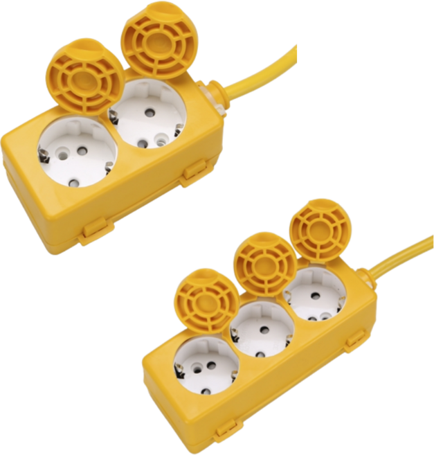 연장코드선 작업선 연장선 리드선 캠핑선 2구 3구, 2구 1.5SQ, 1개