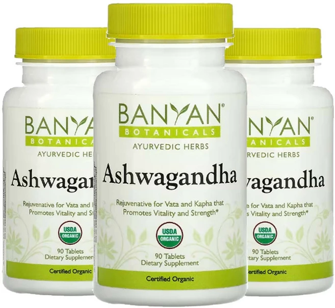 반얀 보타니컬 아쉬아간다 아쉬와간다 아슈아간다 추출물 90정3통 - 쿠팡