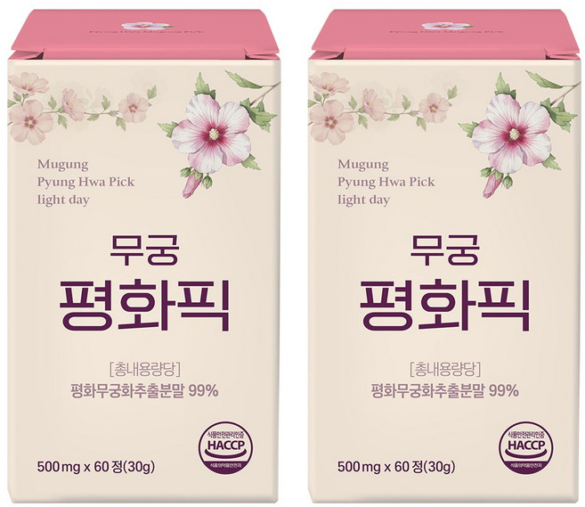 무궁 평화픽, 2개, 60정