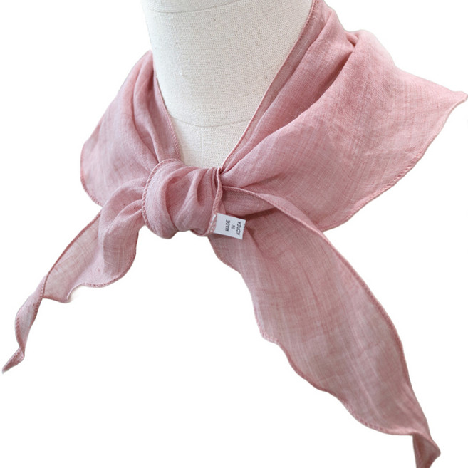 메리앤유 24가지색상 베이직 코튼 소재 쁘띠 미니 스카프 국산