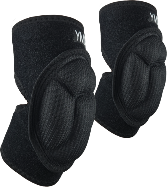 용맹두 군대 군인 훈련소 쿠션 패드 벨크로 팔꿈치보호대, 1세트