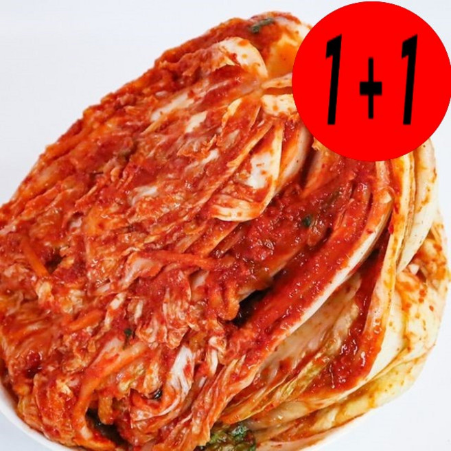 1+1 두식 맛잇는 포기 김치 (1KG+1KG) KCH밥김치, 2개, 1kg