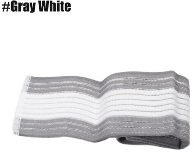 족하수보조기 아킬레스건보조기 발목반깁스 TIKE 탄성 통기성 랩 발목 지원 중괄호 압축 무릎 팔꿈치 손목 손 체육관 스포츠 붕대 스트랩, 58)1PC Gray White