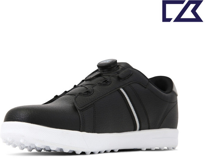 커터앤벅 남성 라인웨빙 다이얼 골프화 - CBM3AGS385 BK