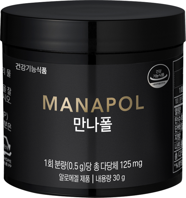 매나테크 만나폴 알로에 다당체, 1개, 30g