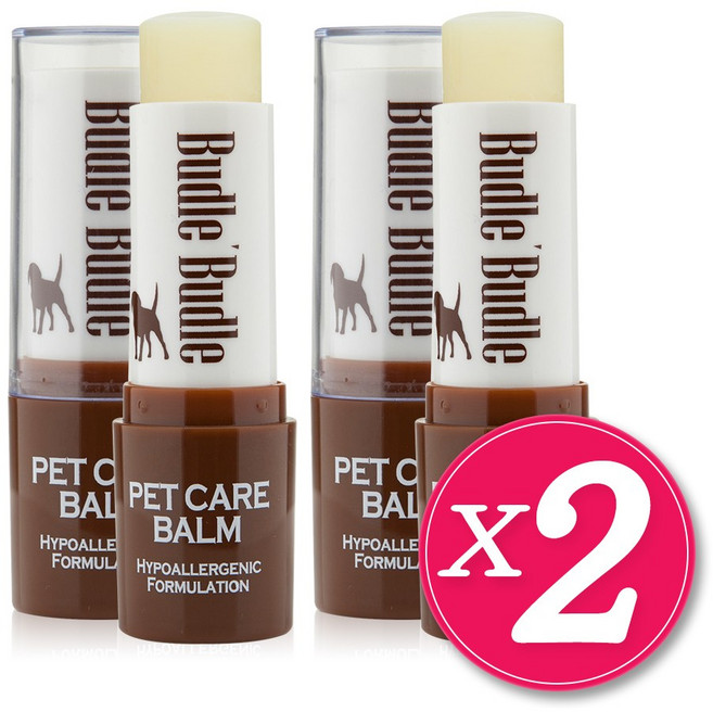 부들부들 강아지 발바닥 멀티밤 펫 케어 밤, 7.5g, 2개