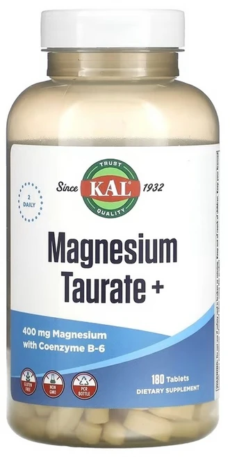 KAL 타우린산 마그네슘 타우레이트 플러스 400mg, 180정, 1개 - 쿠팡