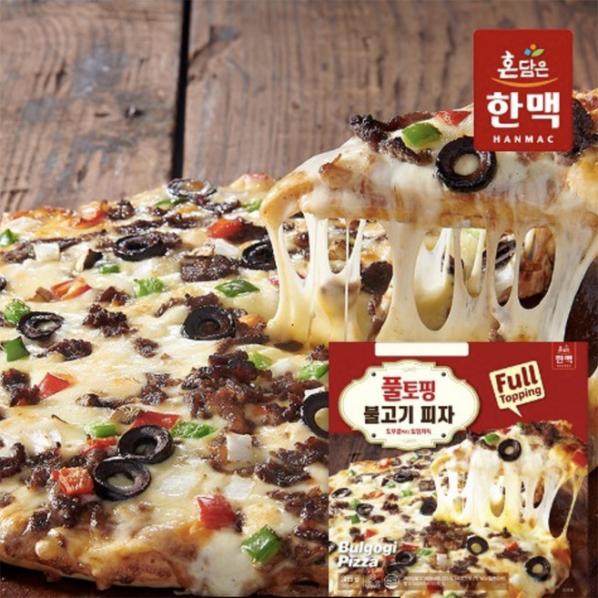 혼담은 풀토핑불고기피자 385g, 1개