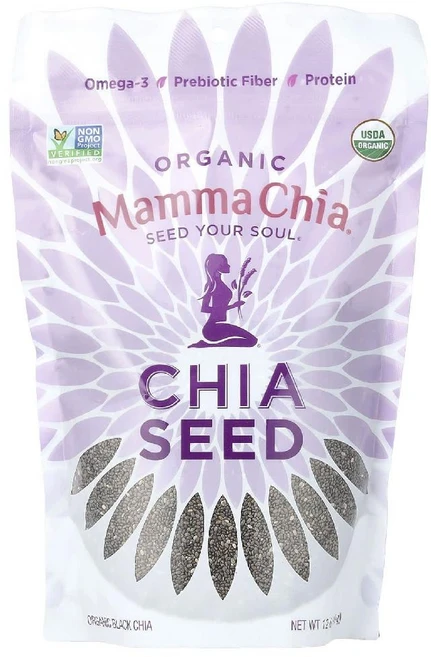 맘마 치아 Mamma Chia 유기농 치아 씨 340g(12oz) MCH-00233, 1개, 340g - 쿠팡
