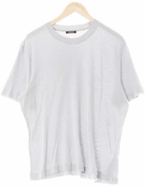 2391 마시모두띠 글레이셔그레이 린넨혼방 심플쿨반팔티 [L]