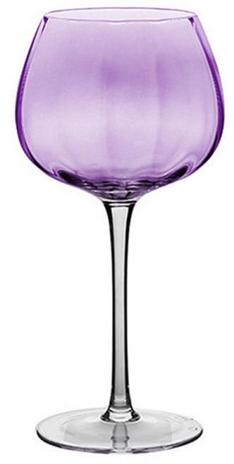 루미넌트 퍼플 와인 글라스 크리스탈 고급 와인잔 1p, 1개
