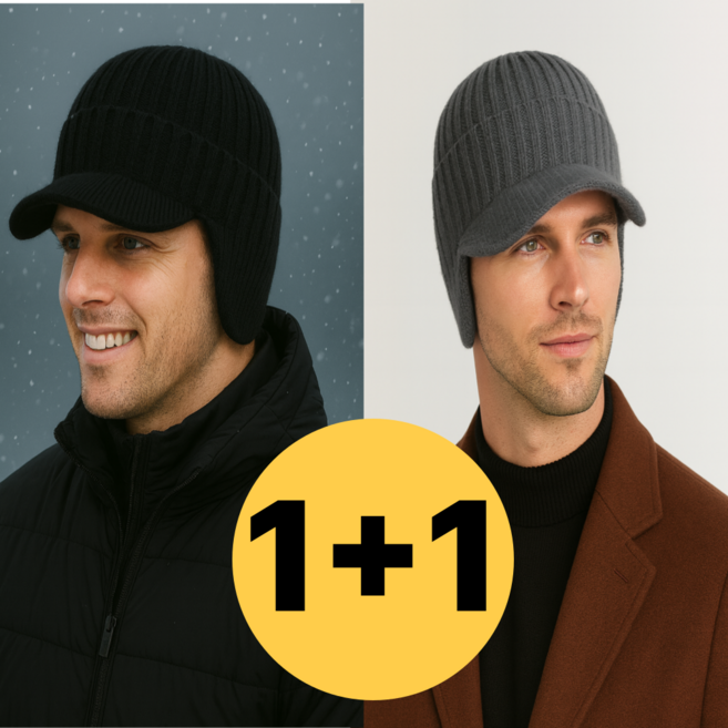 캡플러스 남자 겨울 방한 털모자