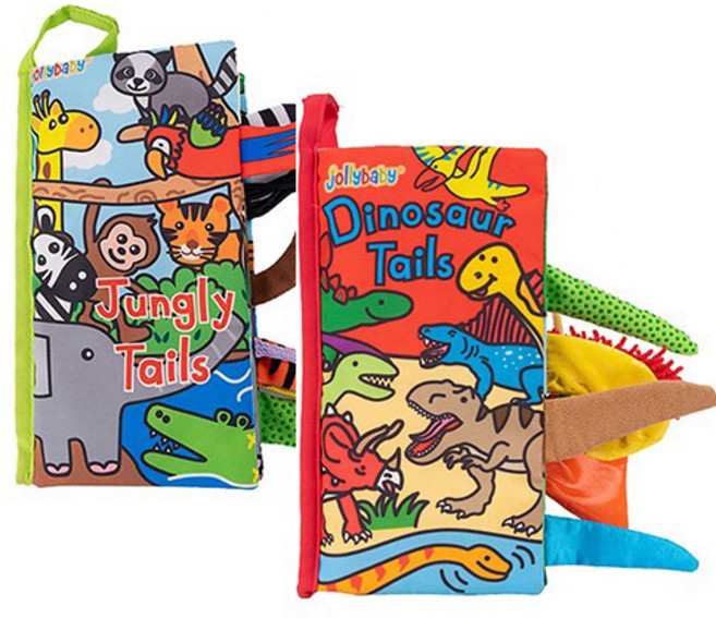 졸리베이비 헝겊책 꼬리책, 정글+공룡, 1개