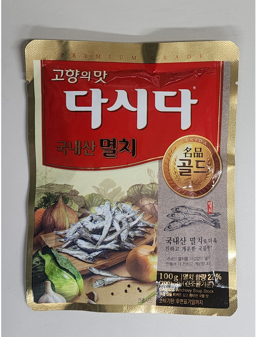 CJ 멸치다시다 명품골드 100g, 2개