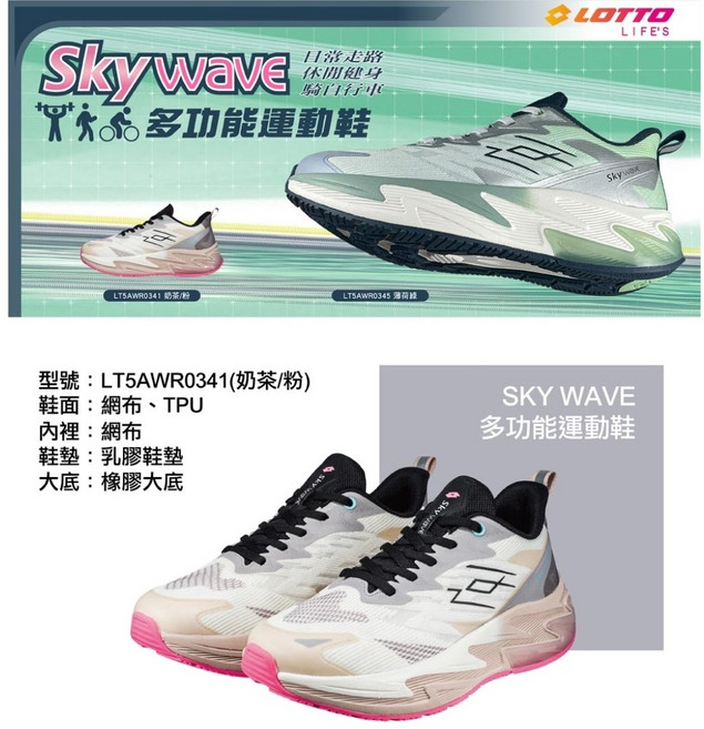 LOTTO SKY WAVE 多功能運動鞋 LT5AWR0341