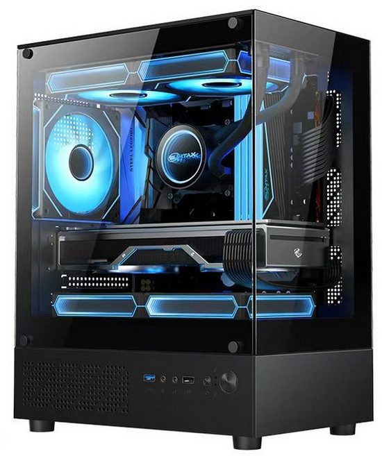 STEEL LEGEND 電腦機殼, 1個, 黑色USB2.0