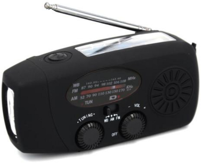 비상 태양광 발전 핸드 크랭크 다이나모 SOS 알람 10000mAh 전화 충전기 뱅크 AMFM 날씨 포켓 손전등 캠핑용 라디오, 4) 2000mAh Black, 5) Black 2000mAh, 없음