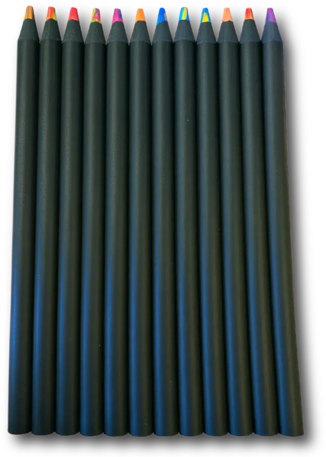 레아채 무지개 혼합 색연필, 1개, 12색