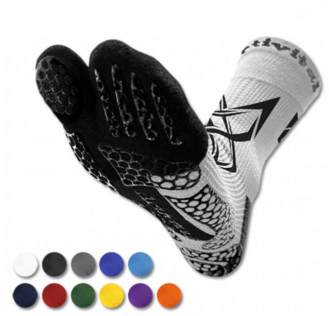 액티바이탈 프로 더블엑스 입체 서포터 축구 풋살 논슬립 양말 11컬러, 오렌지, 1개