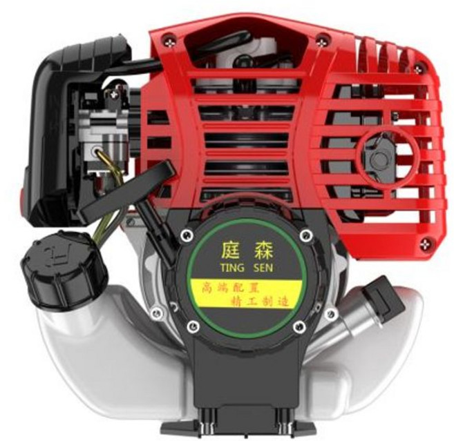 Honda GX35 4행정 걸이식 트리머 배낭식 휘발유 잔디깍는기계, 플래그십 본체 엔진만 사은품 없음 봉, 1개, 기본 색상