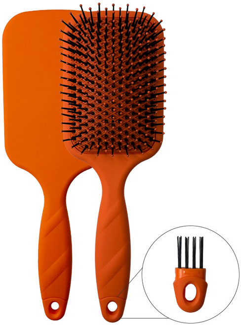 루시피 엉킴제로 오렌지 쿠션 브러쉬, 1개