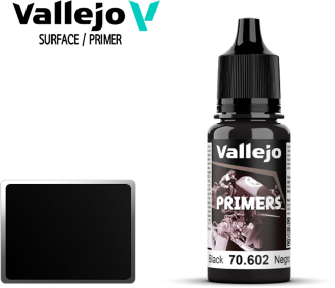바예호 프라이머 Black 70602 18ml - 아크릴도료 서페이서 도료 도색 피규어