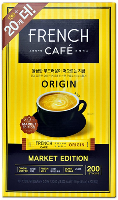 프렌치카페 카페 믹스 200개입, 11g, 1개