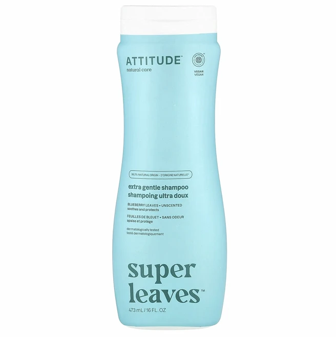 ATTITUDE 슈퍼 리브스™ 엑스트라 젠틀 샴푸 무향 473ml (16 fl oz) ATT-11090, 1 - 쿠팡