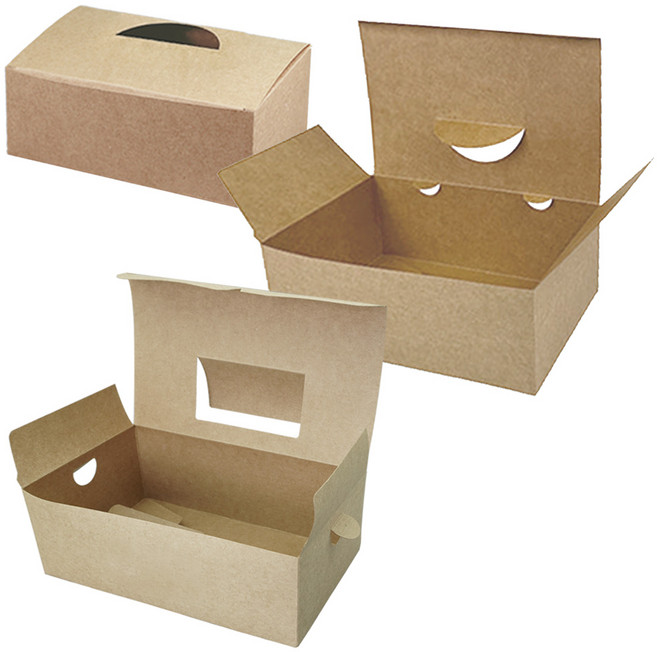 종이도시락 치킨 닭강정 튀김류 223호 접이식 포장용기 박스 200개입, 1박스