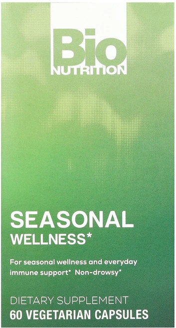 건강에 좋은영양제 Bio Nutrition Seasonal Wellness 베지 캡슐 60정 지금구입하세요 곧품절되요, 1개 - 쿠팡