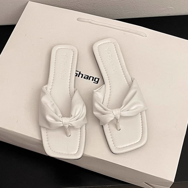 투니스 여성 리본 쪼리 슬리퍼