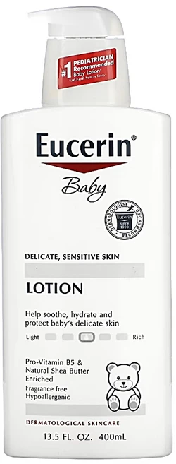 유세린 베이비 아기 유아 로션 무향 400ml, 1개 - 쿠팡