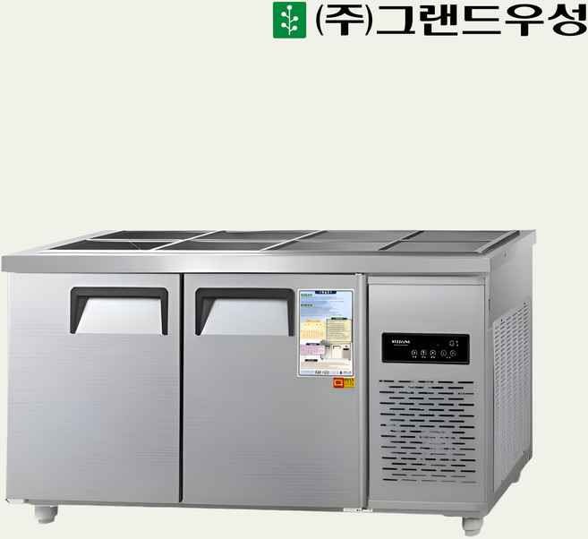 우성 CWSM-150RB(D6) 업소용 반찬냉장고 1500 폭600 올스텐