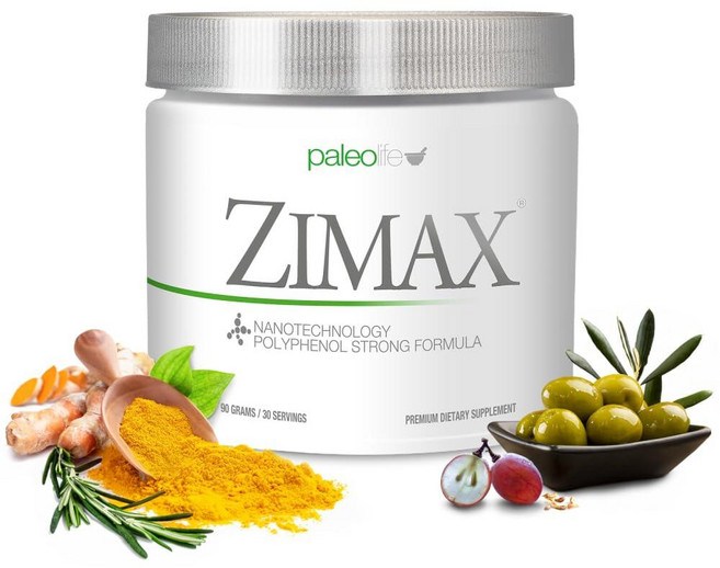 ZIMAX 슈퍼 항산화 제 - 100% 천연 - 고흡수성 커큐민 로즈마리 추출물 포도씨 추출물 올리브 잎 추출물 ORAC 3 451 770 (통) 90g (1팩), 1개