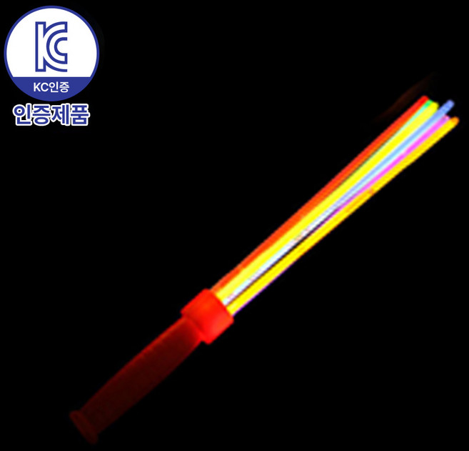 로앤제이 야광봉 야광 소품 스틱 팔찌 클럽 콘서트 축제 할로윈 파티용품, 응원봉, 1개