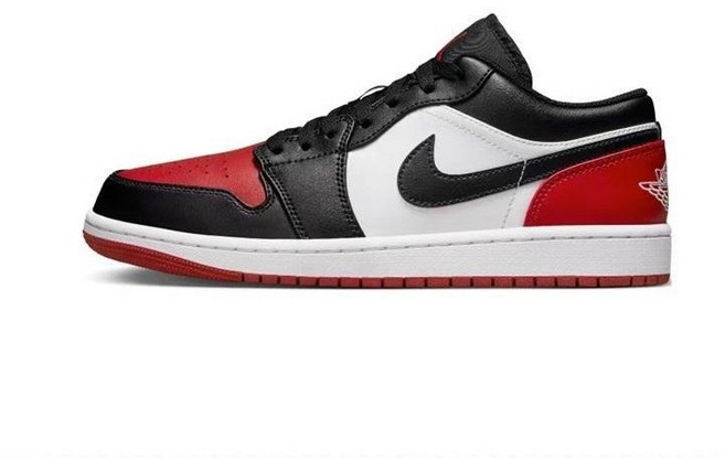 나이키 에어 조던 1 로우 화이트 바시티 레드 553558-161