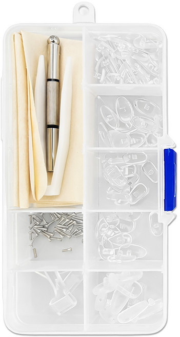 아띠꼴로 코편해 안경 코 받침 수리 키트 실리콘 패드 교체 세트, 1개