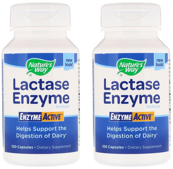 Nature's Way 然萃維 乳糖酶活性酵素膠囊, 100顆, 2罐