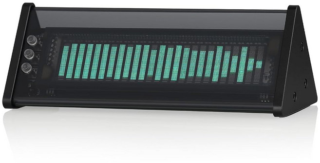 [업그레이드] VFD 오디오 스펙트럼 분석기 블루투스 5 0 수신기 3 5mm AUX 셀렉터 블랙, Black