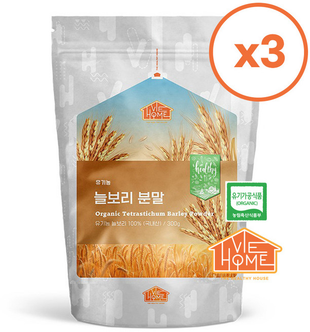 닥터비옴 유기농 늘보리 가루, 3개, 300g